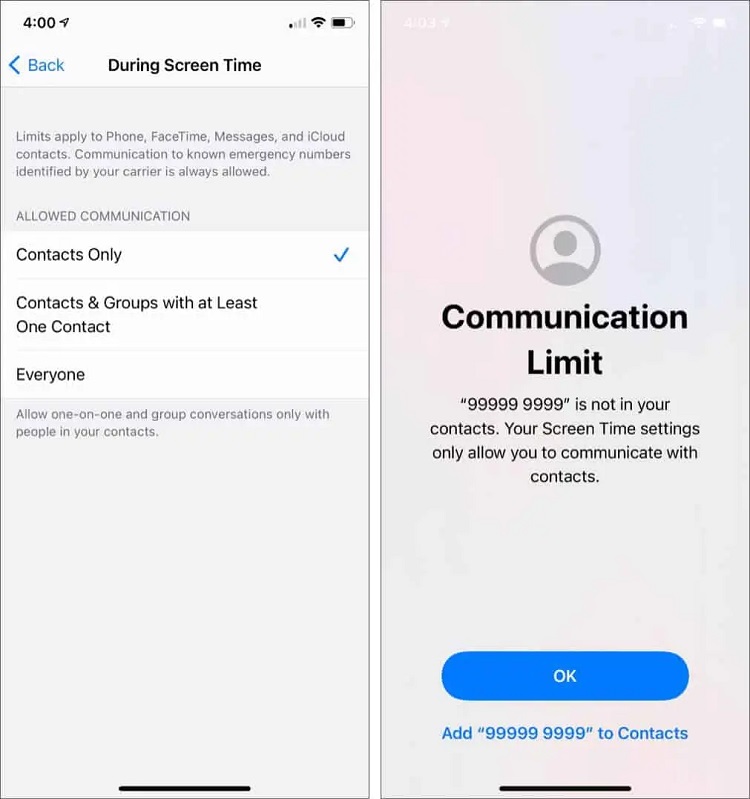 قابلیت Screen Time اپل
