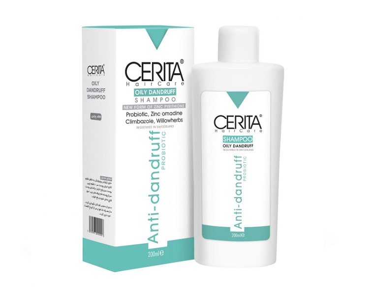  شامپو ضد شوره مو سریتا مدل probiotic-oily حجم 200 میلی لیتر