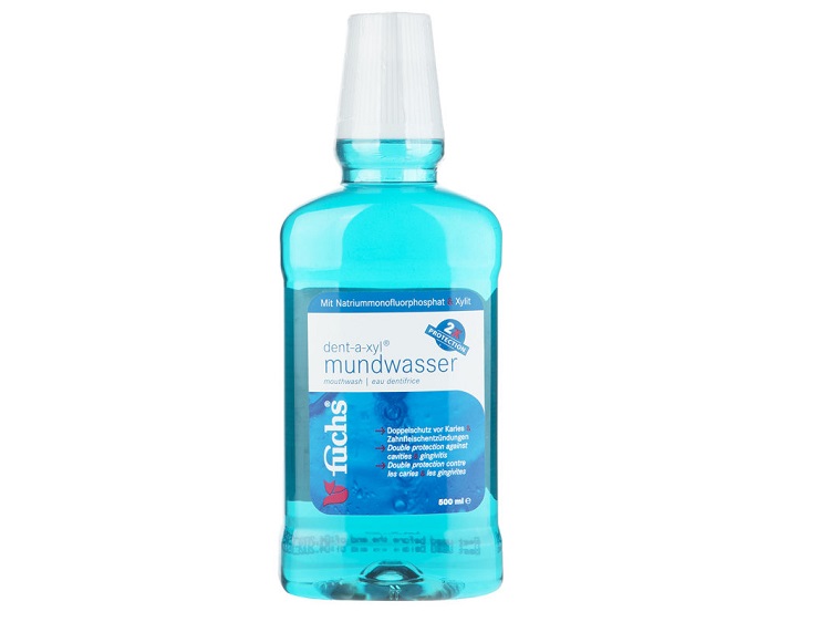 دهان شویه فوکس مدل Dent-a-xyl mundwasser حجم 500 میلی لیتر