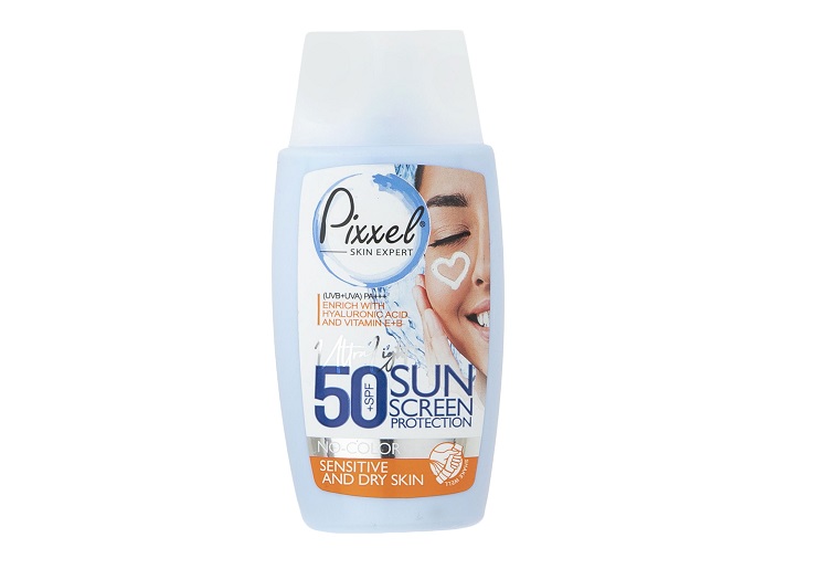 کرم ضدآفتاب پیکسل مدل Sensitive And Dry Skin حجم 50 میلی لیتر 