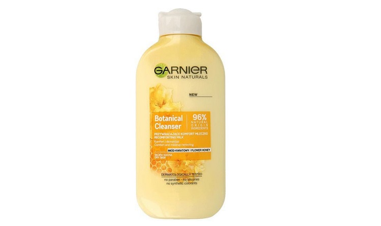شیر پاک کن صورت گارنیه مدل Botanical Flower Honey حجم 200 میلی لیتر