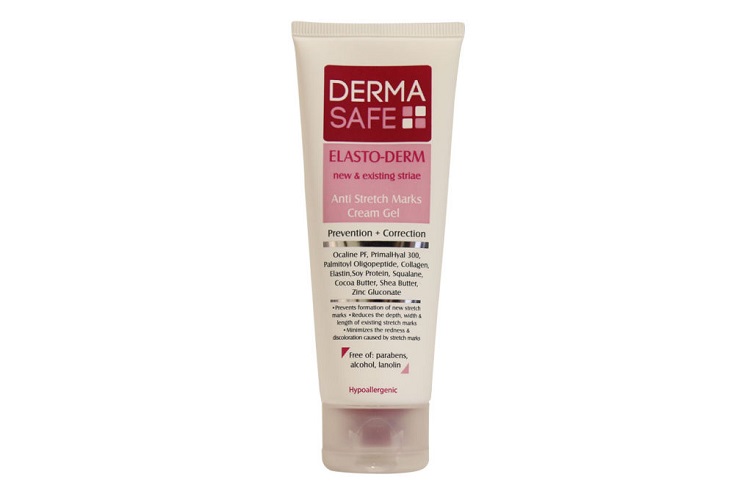 کرم ژل رفع ترک بدن درماسیف مدل Elasto Derm حجم 75 میلی لیتر