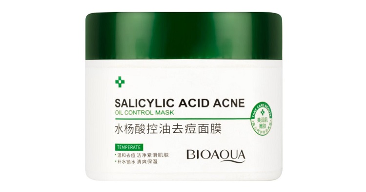 ماسک صورت بایو آکوا مدل SALICYLIC ACID ACNE وزن 120 گرم