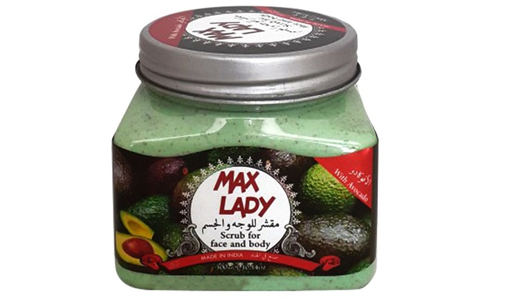  اسکراب لایه بردار پوست مکس لیدی مدل Avocado حجم 300 میلی لیتر