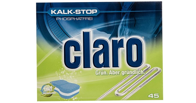 قرص جرم گیر ماشین لباسشویی کلارو مدل Kalk-Stopp بسته 45 عددی