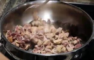 طرز تهیه «قاطی پلو جگر» و «دلمه جگر»؛ یک غذای متفاوت و خوشمزه + ویدئو