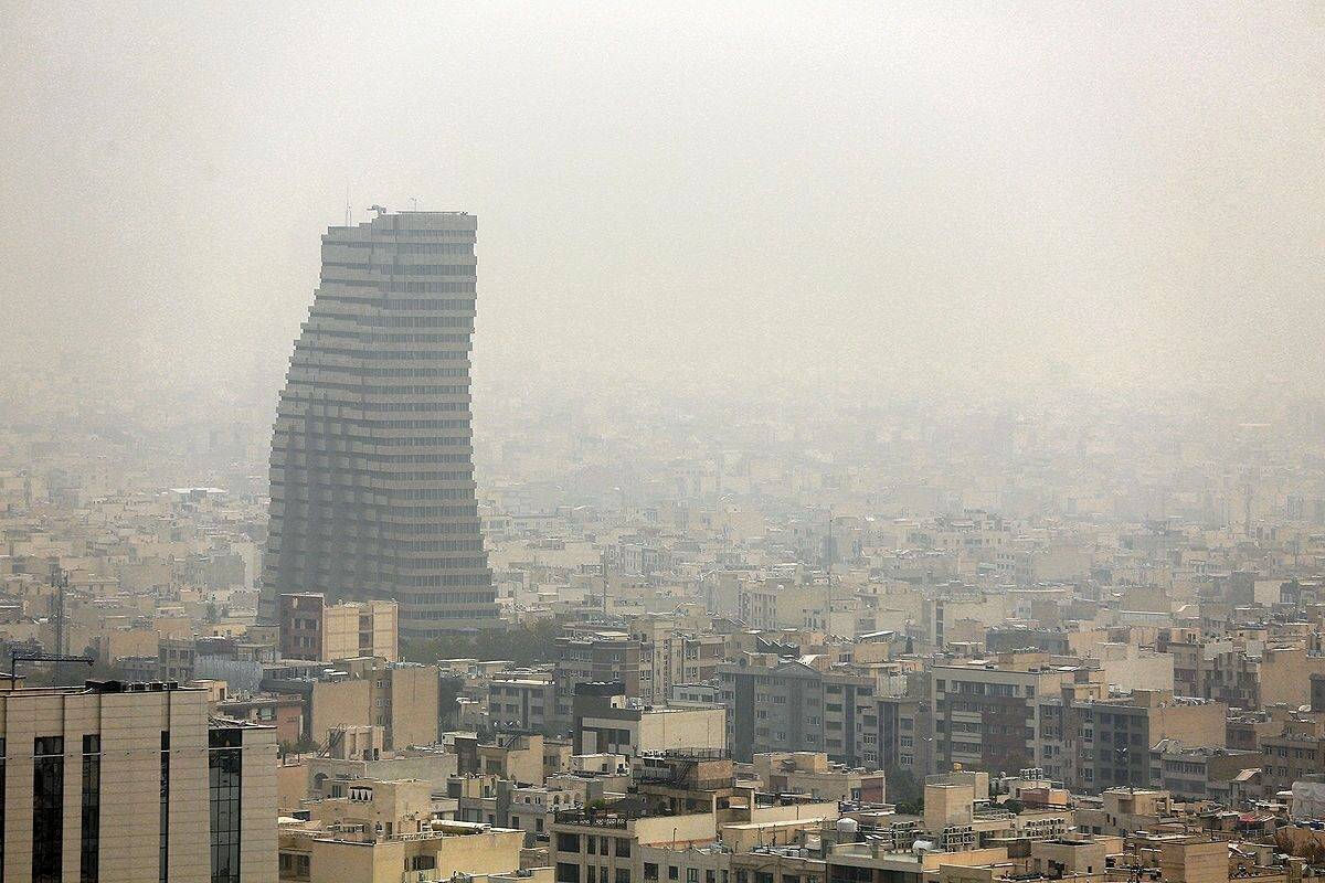 شاخص آلودگی هوای تهران؛ ۱۷ دی