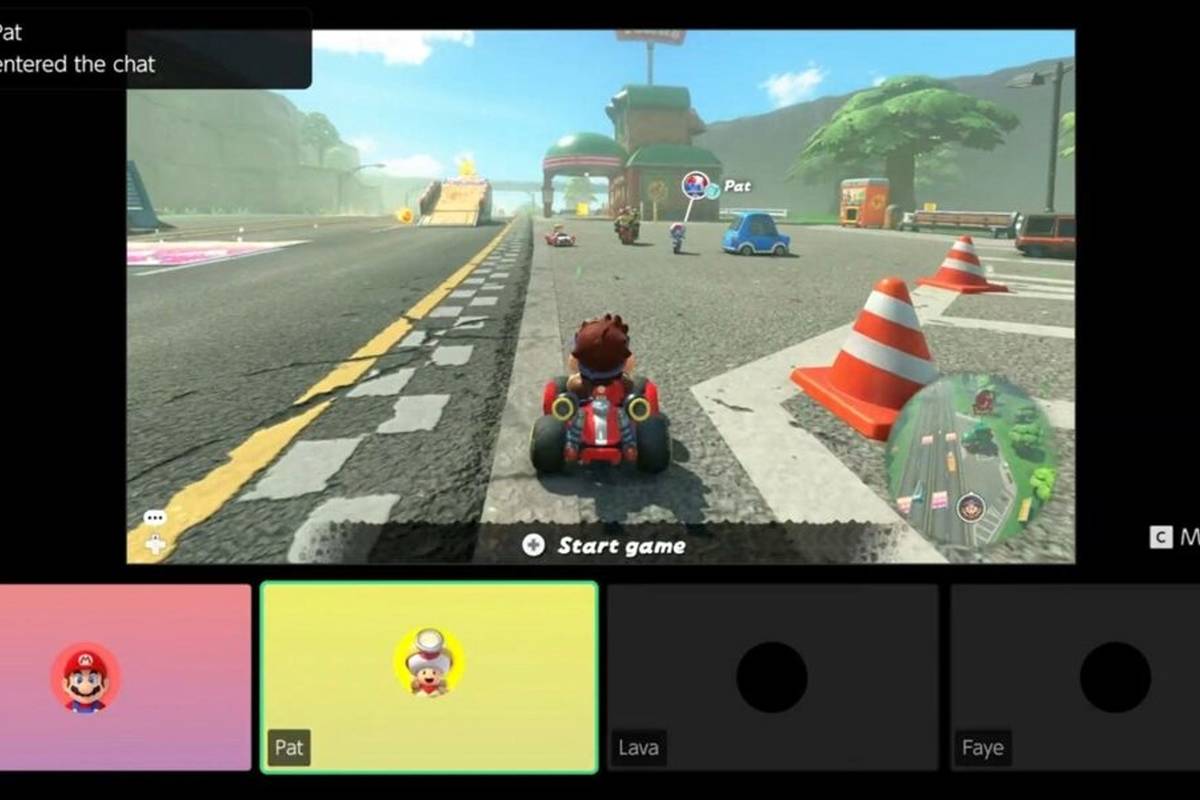 دکمه C اسرارآمیز نینتندو سوییچ ۲ برای قابلیت GameChat است