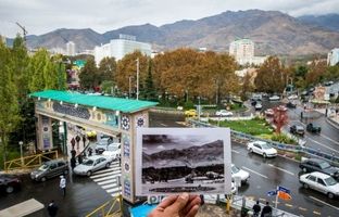 «میدان تجریش»؛ بهمن سال 1356 + تصویر