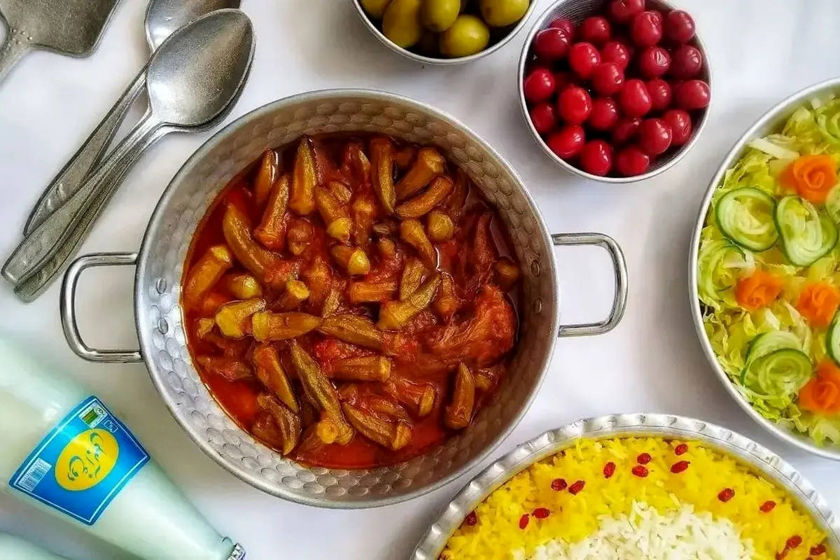 خوشمزه بپزید؛ طرز تهیه خورش بامیه به روش جنوبی ها