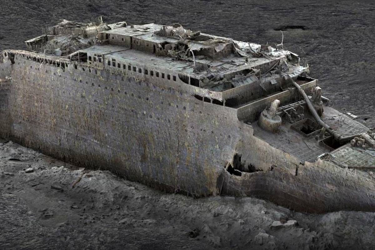 تایتانیک غرق شده شبیهسازی شد