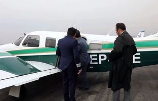  پرواز نخستین تاکسی هوایی در مسیر کرج - قزوین + ویدئو