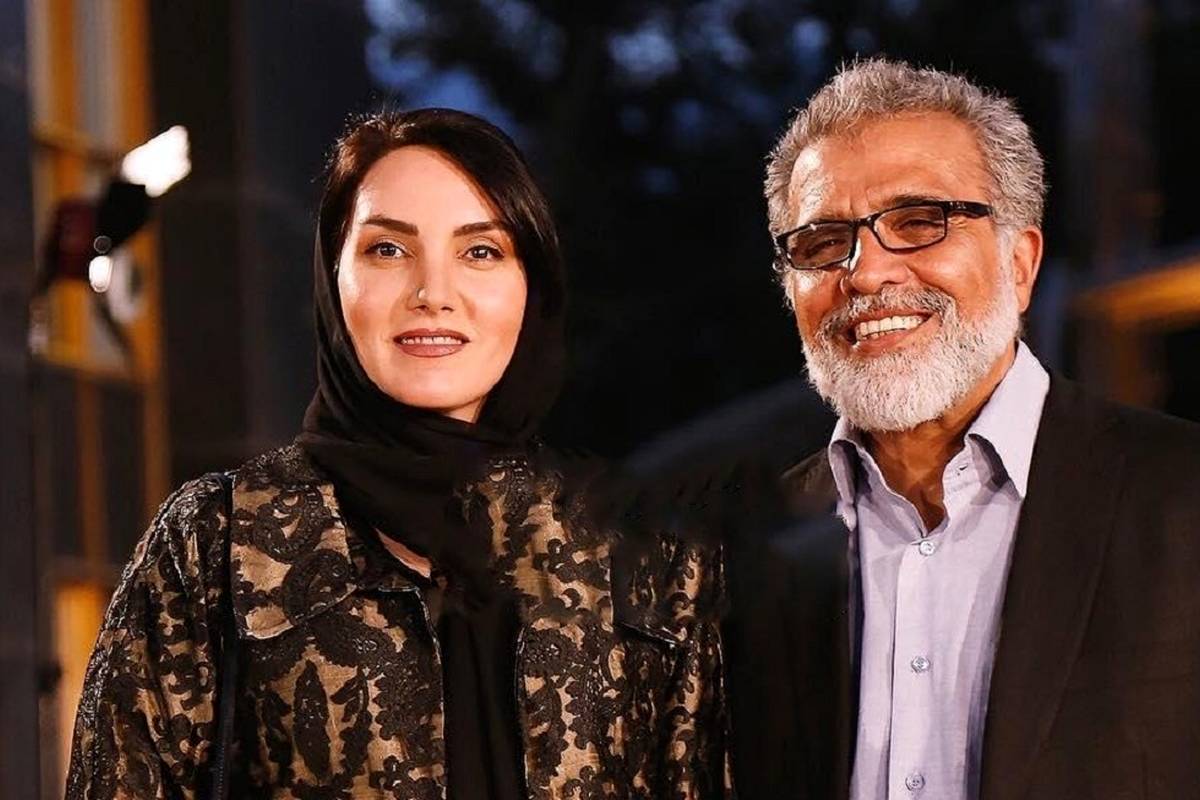 استایل همسر بهروز افخمی همراه با کارگردان سریال تاسیان