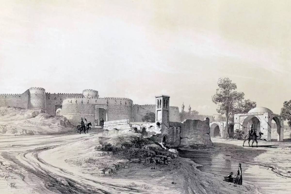 تصویر تهران و قله دماوند در اولین نشریه انبوه جهان؛ 170 سال پیش