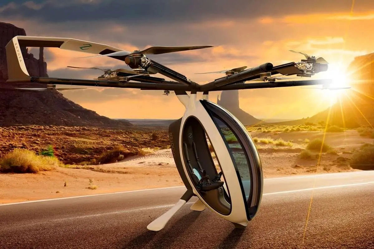 پرواز ارزان و بدون گواهینامه با اسکوتر هوایی زاپاتا + ویدئو