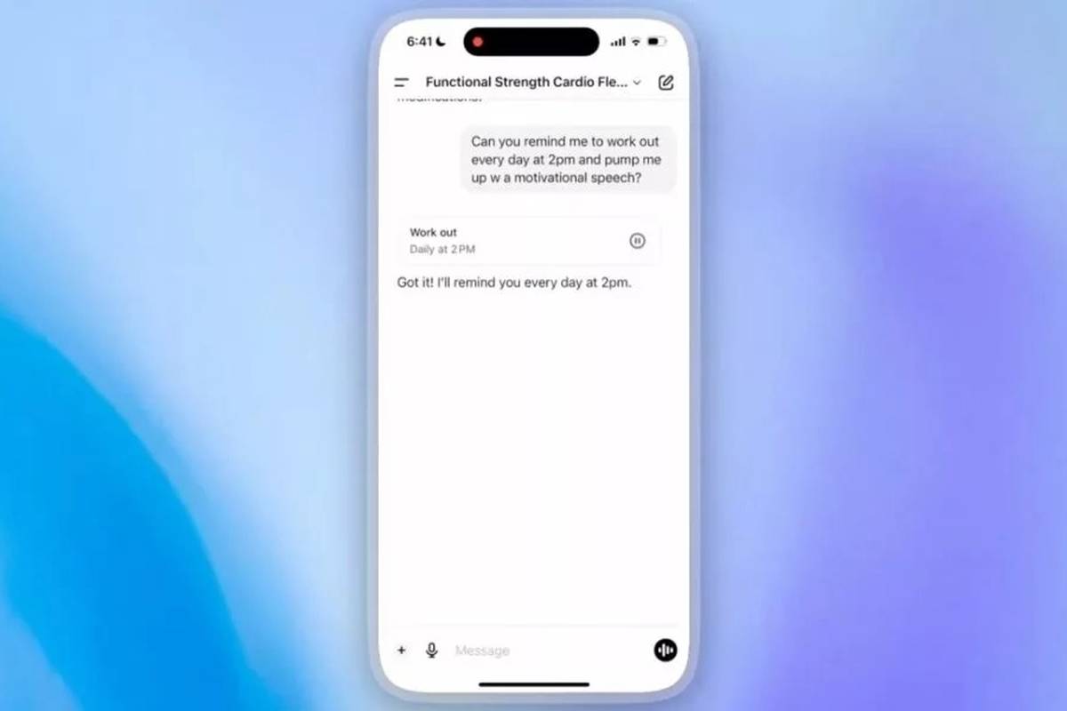 چتبات ChatGPT حالا میتواند با قابلیت Tasks کارهای شما را یادآوری کند