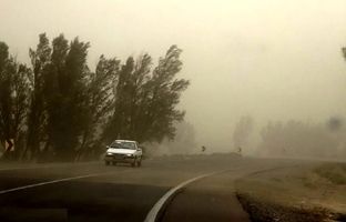 رگبار، وزش باد شدید و گردوخاک در نیمه شمالی و جنوبی کشور