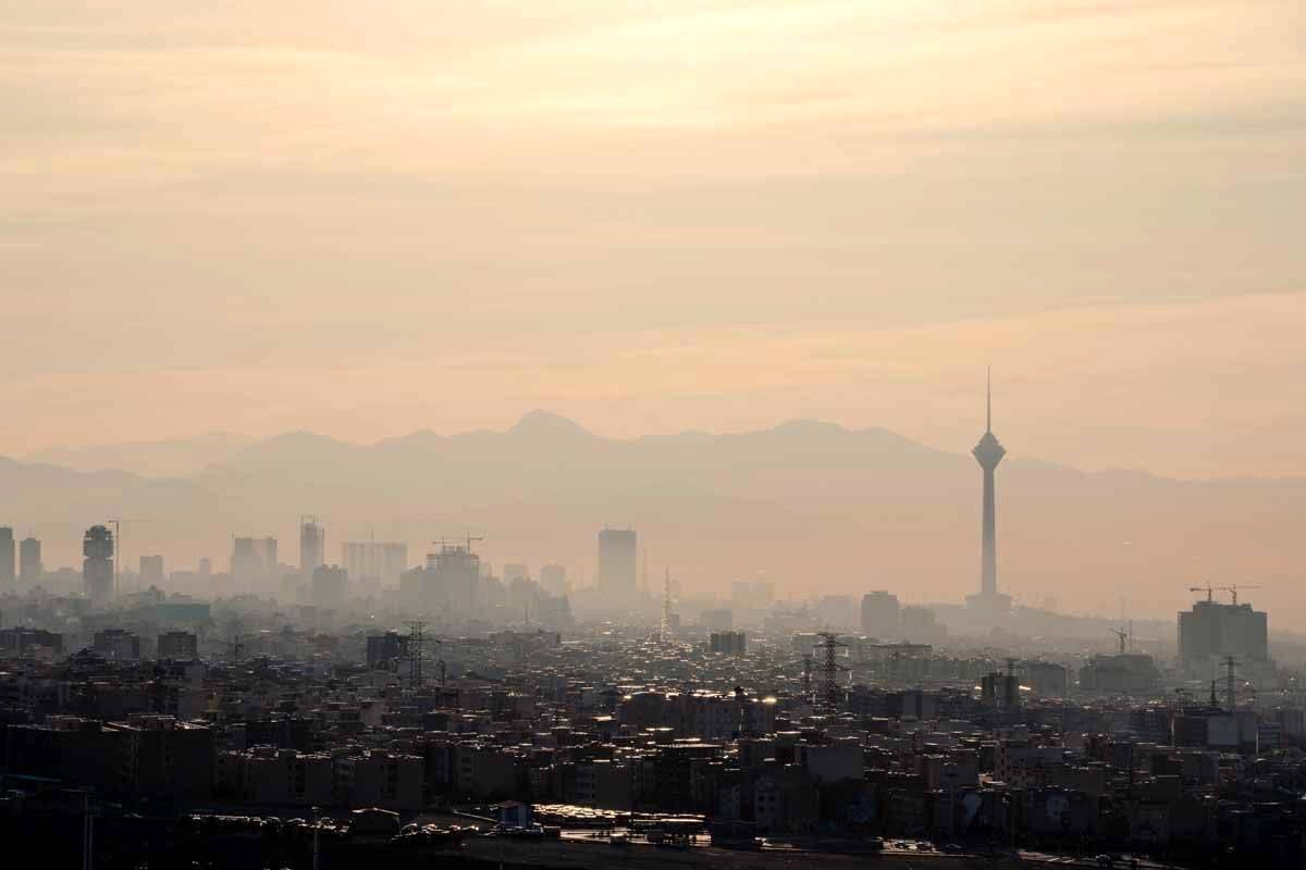 
شاخص آلودگی هوای تهران امروز ۲۵ دی
