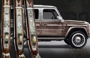 این مرسدس بنز محبوب با چهار تفنگ به فروش می‌رسد 