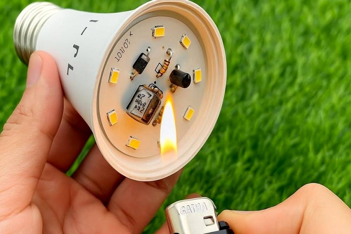 3 ترفند ساده و سریع برای تعمیر لامپ های LED سوخته + ویدئو