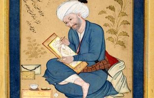 زیباترین نقاشی‌های ایرانی؛ انقلاب درونی عشق در معروف‌ترین نقاشی رضا عباسی 