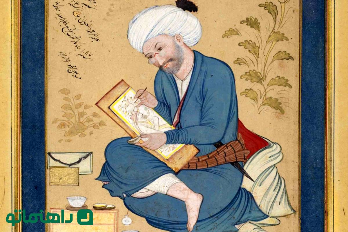 زیباترین نقاشیهای ایرانی؛ انقلاب درونی عشق در معروفترین نقاشی رضا عباسی