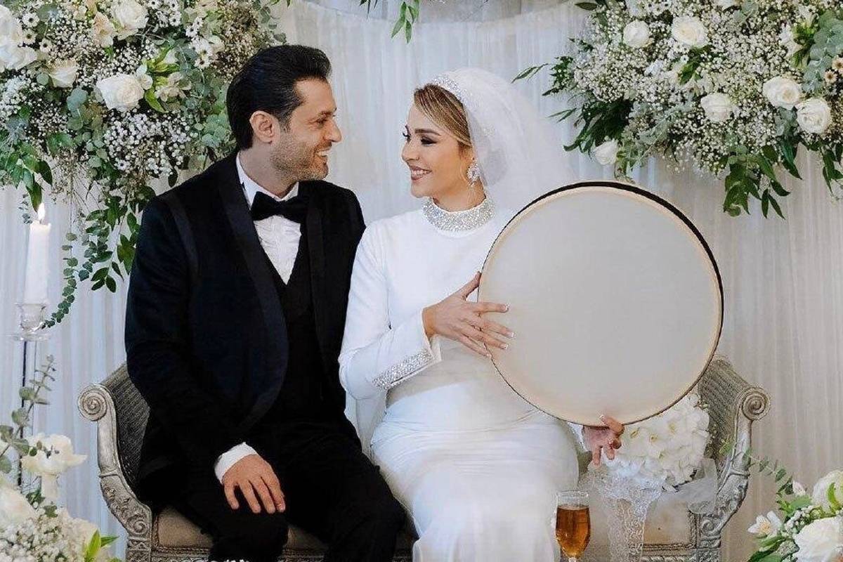 عکسهای جدید از عروسی روزبه معینی و مهرناز دبیرزاده