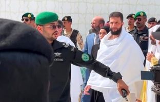 همسر جولانی برای نخستین بار در کنار او دیده شد + ویدئو