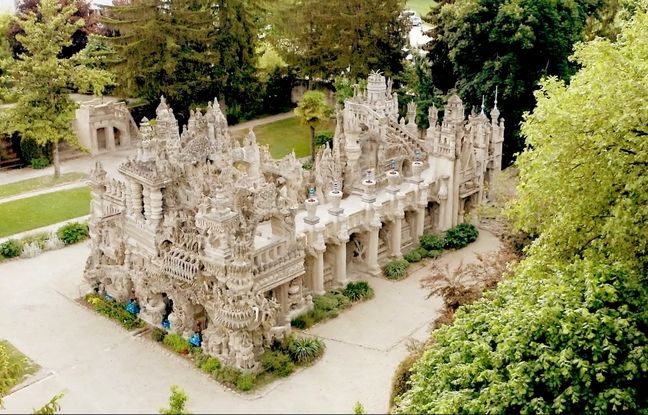 کاخ شگفت انگیزی که یک پستچی با سنگ‌های کنار جاده ساخت!+ ویدئو