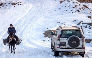 پایتخت پنیر ایران سفیدپوش شد + تصاویر