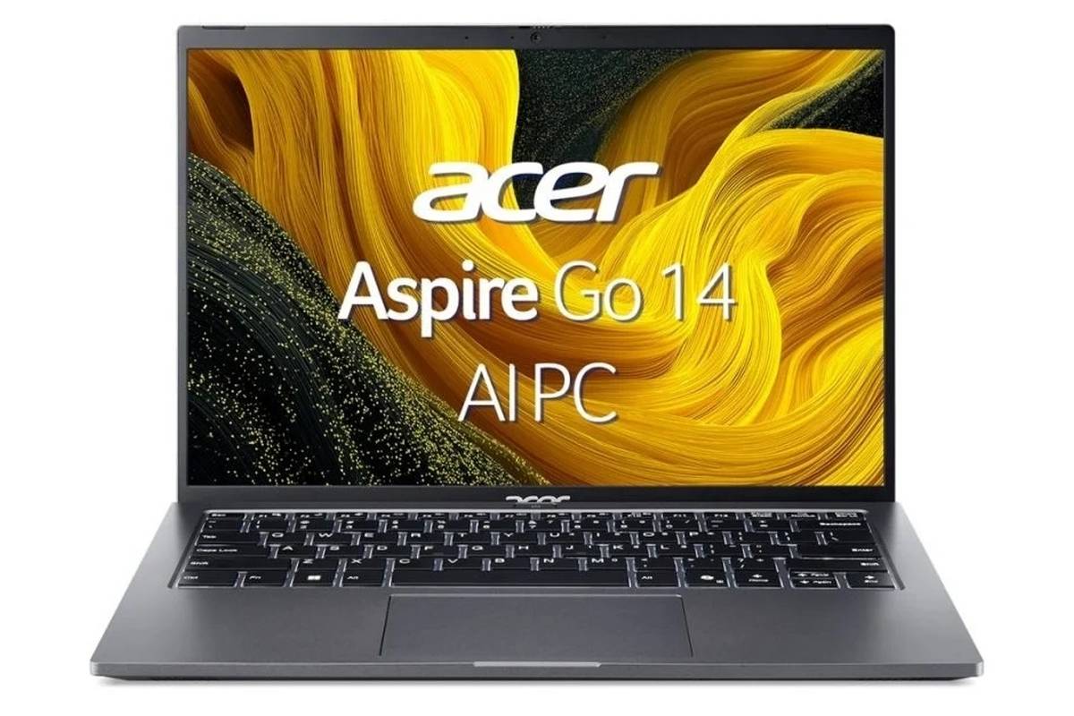 رونمایی از لپ تاپ اقتصادی ایسر Aspire Go 14 با پردازنده نسل جدید Core Ultra
