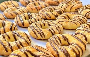(ویدئو) طرز تهیه یک شیرینی کره ای بسیار ساده برای عید