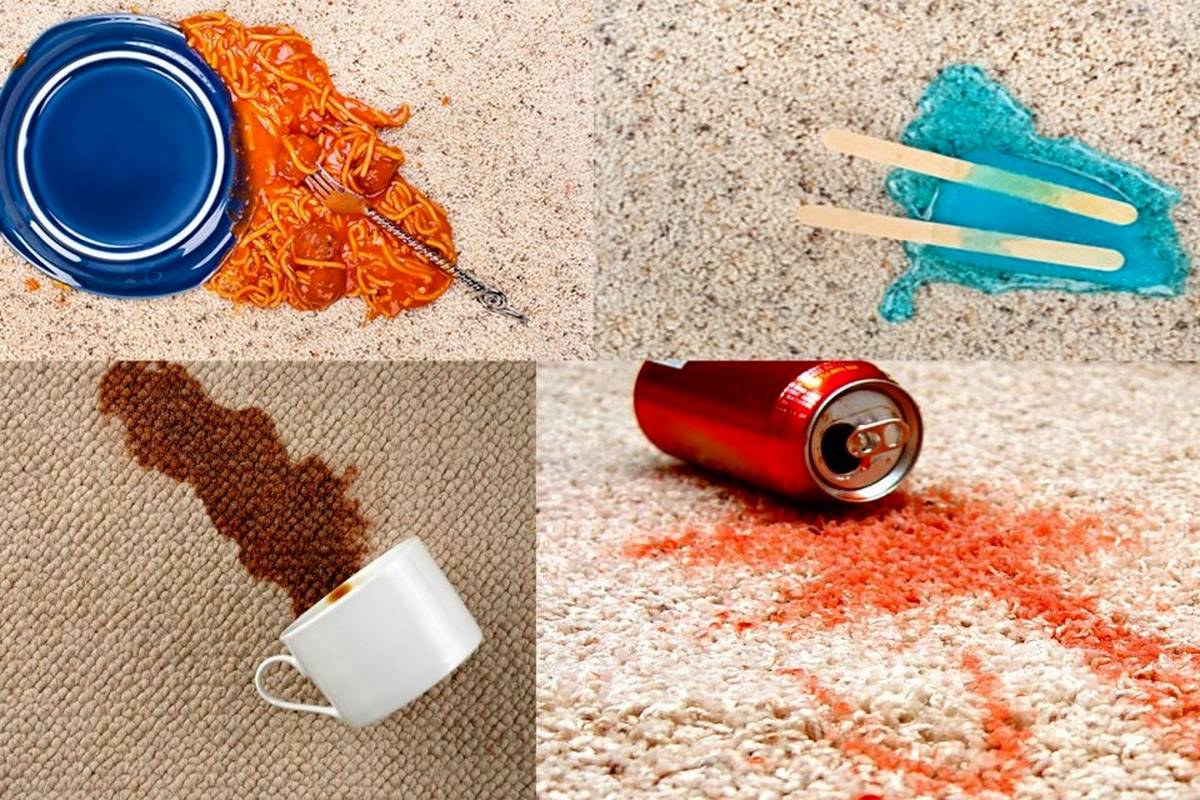 پاک کردن لکه فرش؛ ۱۲ روش قطعی خلاصی از لکههای فرش