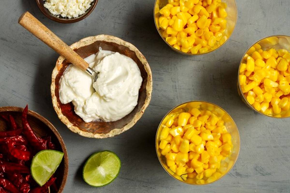 طرز تهیه ذرت مکزیکی با بلال و کنسرو ذرت و سس