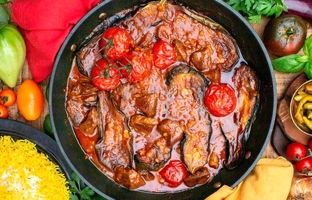 مُدَربَل بادمجان، غذای تونسی لذیذ و میهج
