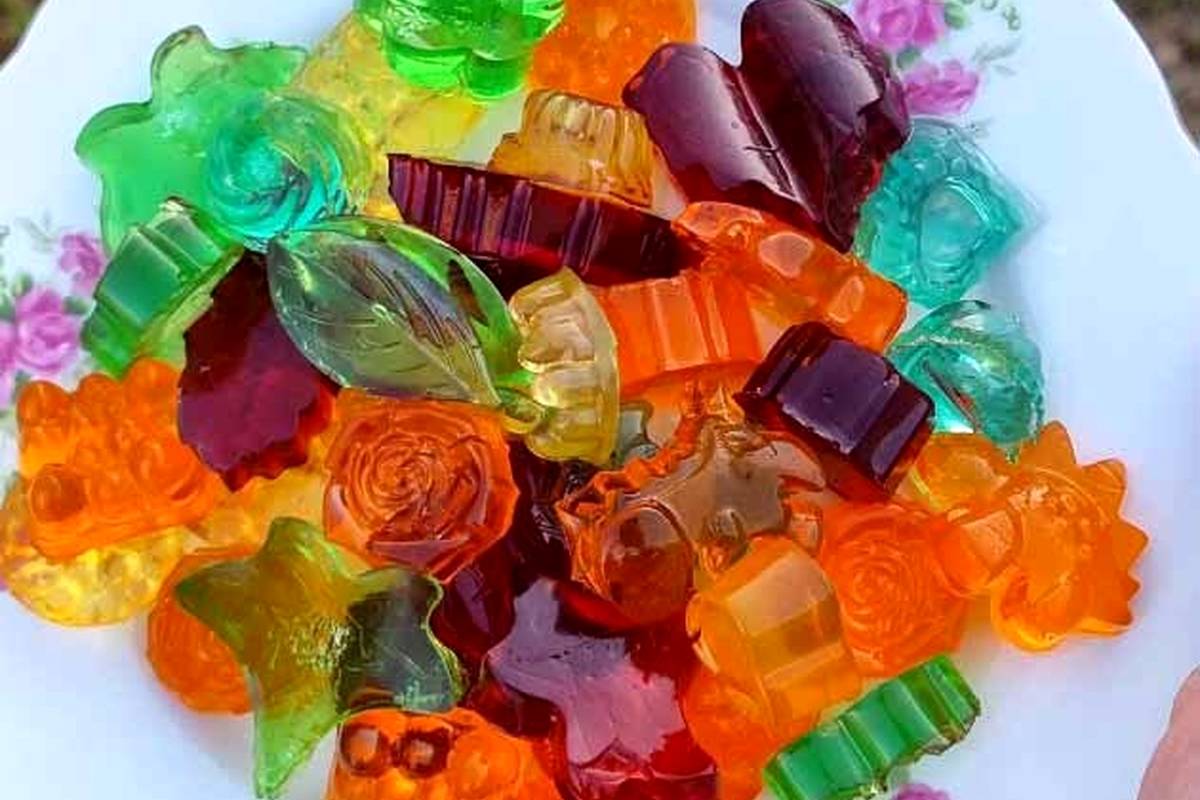 با پودر ژله پاستیل خانگی درست کنید
