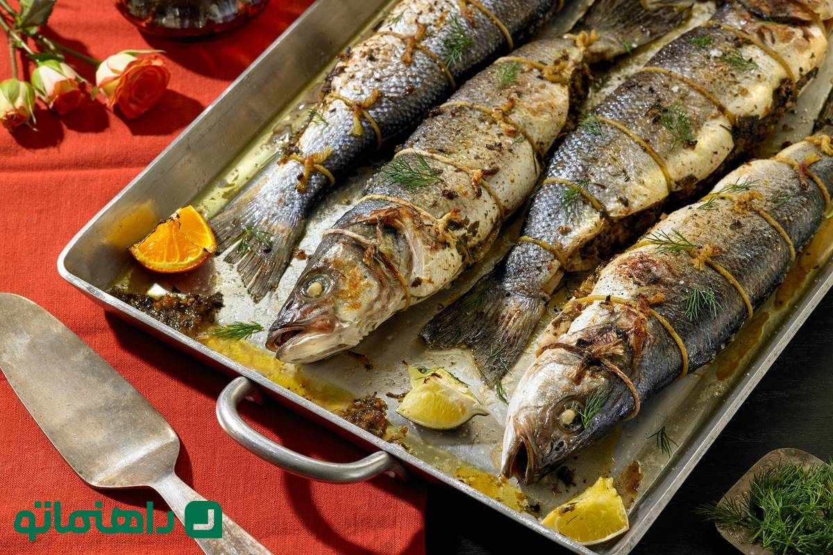 چطوری یه ماهی شکم پر خوشمزه درست کنم؟