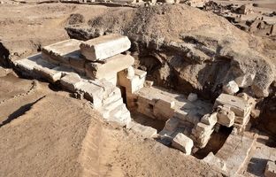 معبد مصری «خدای کودک» از زیر خاک بیرون آمد