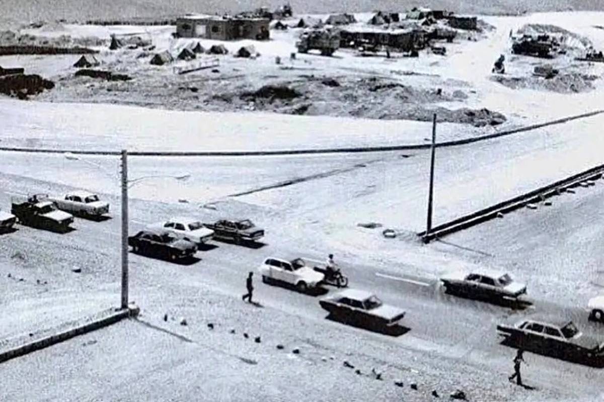 «تقاطع مدرس-میرداماد»؛ 50 سال قبل