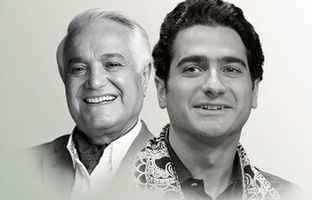 استقبال از همایون شجریان و انوشیروان روحانی در سلیمانیه عراق + ویدئو