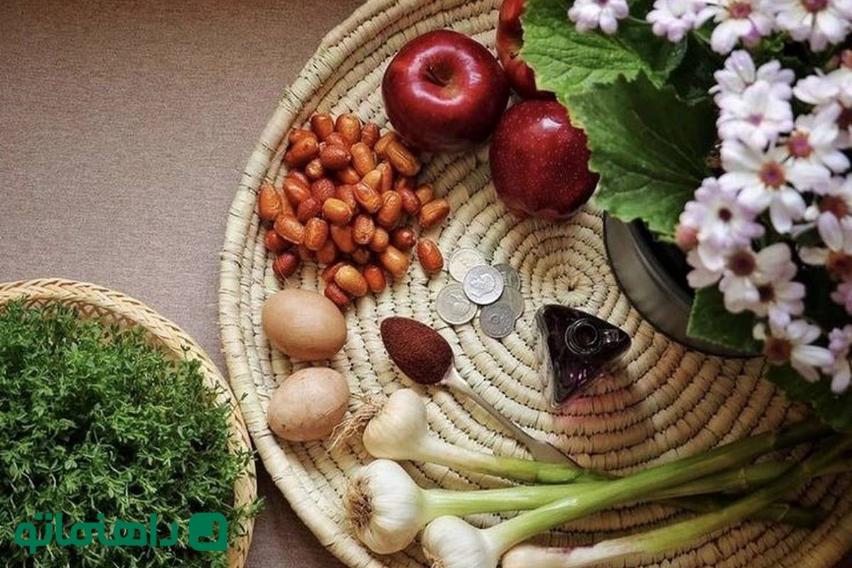 راهنمای سفره هفت سین 1404؛ چیدمان سفره هفتسین به سبک بوهو