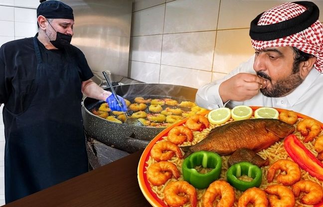 غذاهای خیابانی ملل؛ کله پزی و خوراک دریایی در عربستان + ویدئو