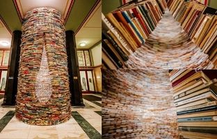 معماری خیره کننده برج ورودی کتابخانه‌ی ملی پراگ، جمهوری چک + ویدئو