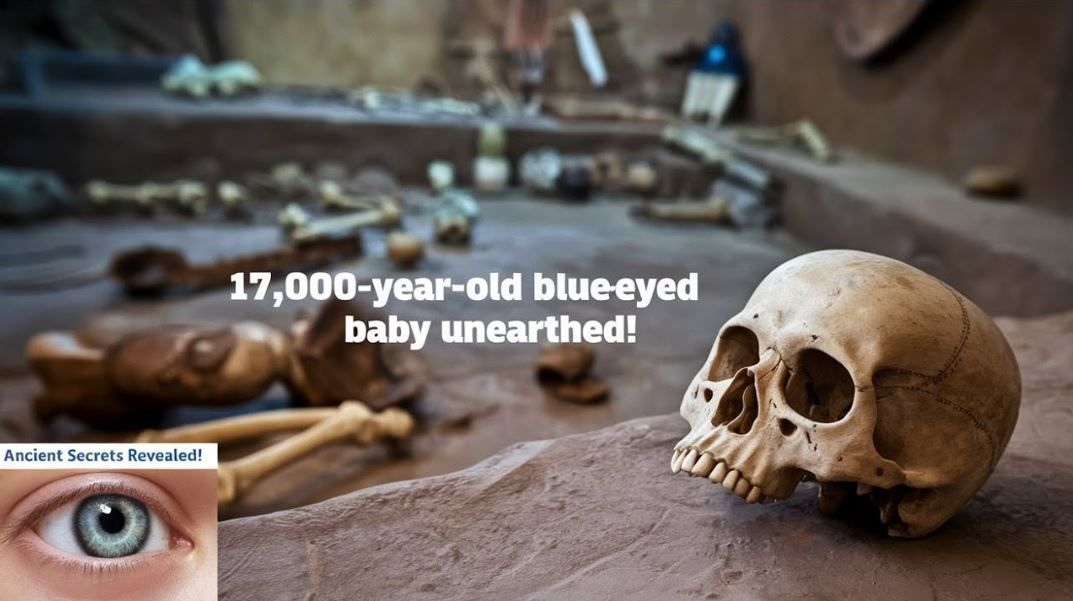 کشف بقایای پسربچه ۱۷۰۰۰ ساله با چشمان آبی در ایتالیا 