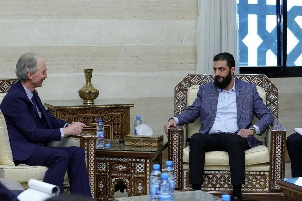 دیدار فرستاده ویژه سازمان ملل به دمشق با ابو محمد الجولانی