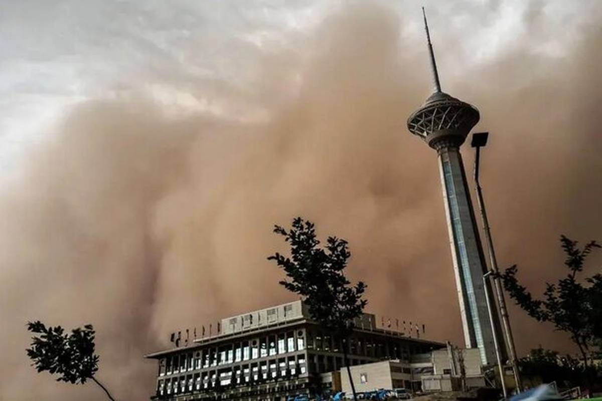 هشدار جدی طوفان در تهران؛ خطر سقوط تابلوها و درختان