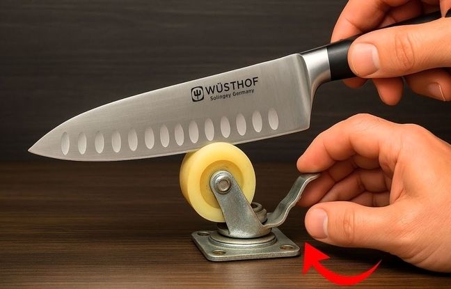 روش خلاقانه یک مخترع آمریکایی برای ساخت تیزکن ساده چاقو + ویدئو