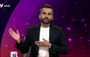  میثاقی روی آنتن زنده به سرش کوبید؛ چرا؟ + ویدئو