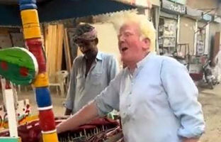  بستنی‌فروشی بدل ترامپ در پاکستان + ویدئو