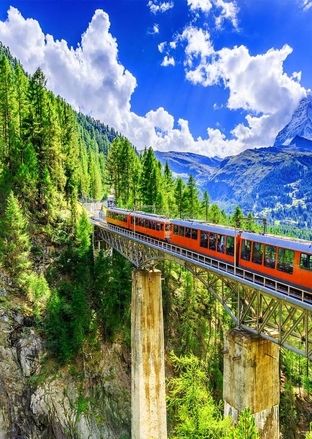 زیباترین مسیرهای ریلی جهان + تصاویر